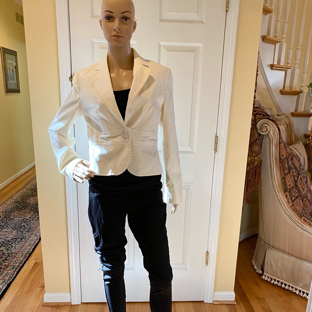 Express Design Studio White Blazer Size 8P